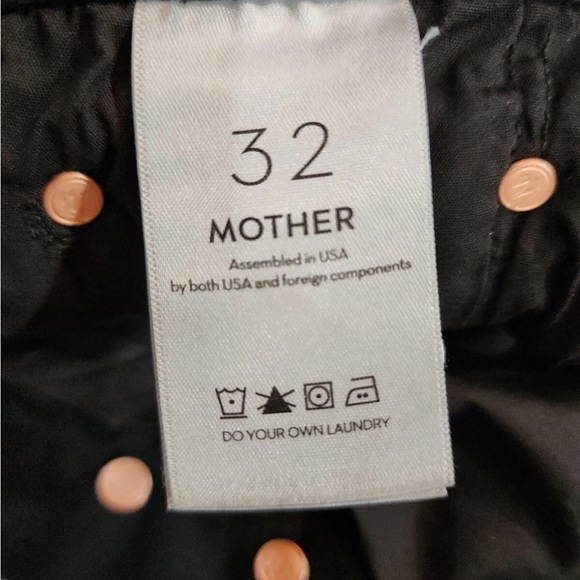 NWOT Mother Denim, The Tripper, Not Guilty, black, 32 - Picture 6 of 8